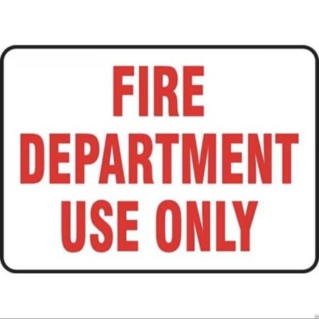 Accuform Accu-Shield, 7 in x 10 in, Mounting Holes MEXG545XP